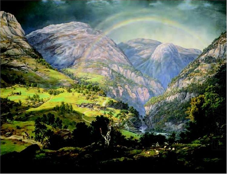Johan Christian Dahl Stalheim china oil painting image